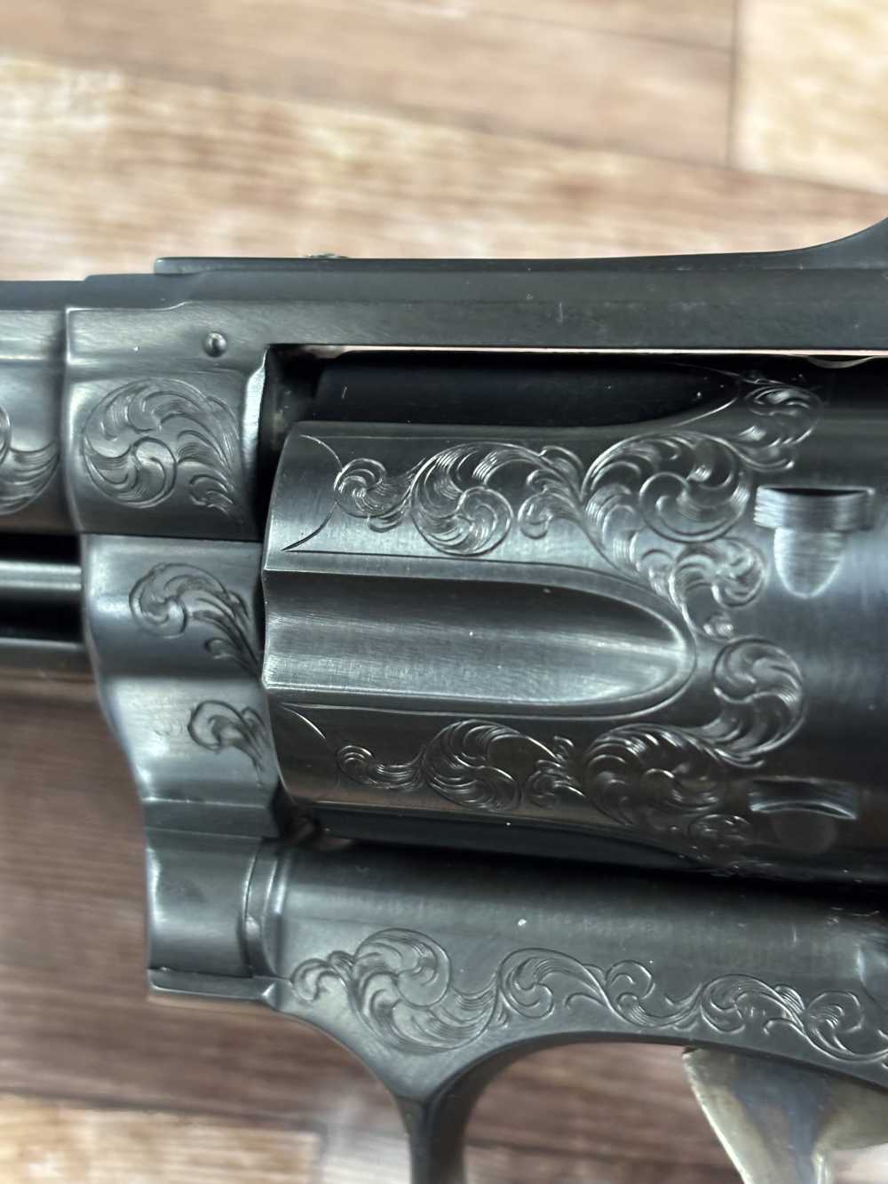 SMITH AND WESSON 19-3 ENGRAVED RARE PHILIP CRAVENER  357 REVOLVER NO RES!-img-24
