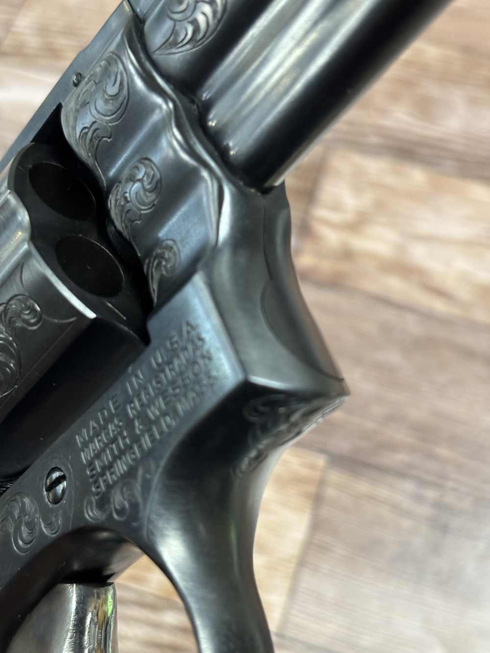 SMITH AND WESSON 19-3 ENGRAVED RARE PHILIP CRAVENER  357 REVOLVER NO RES!-img-14