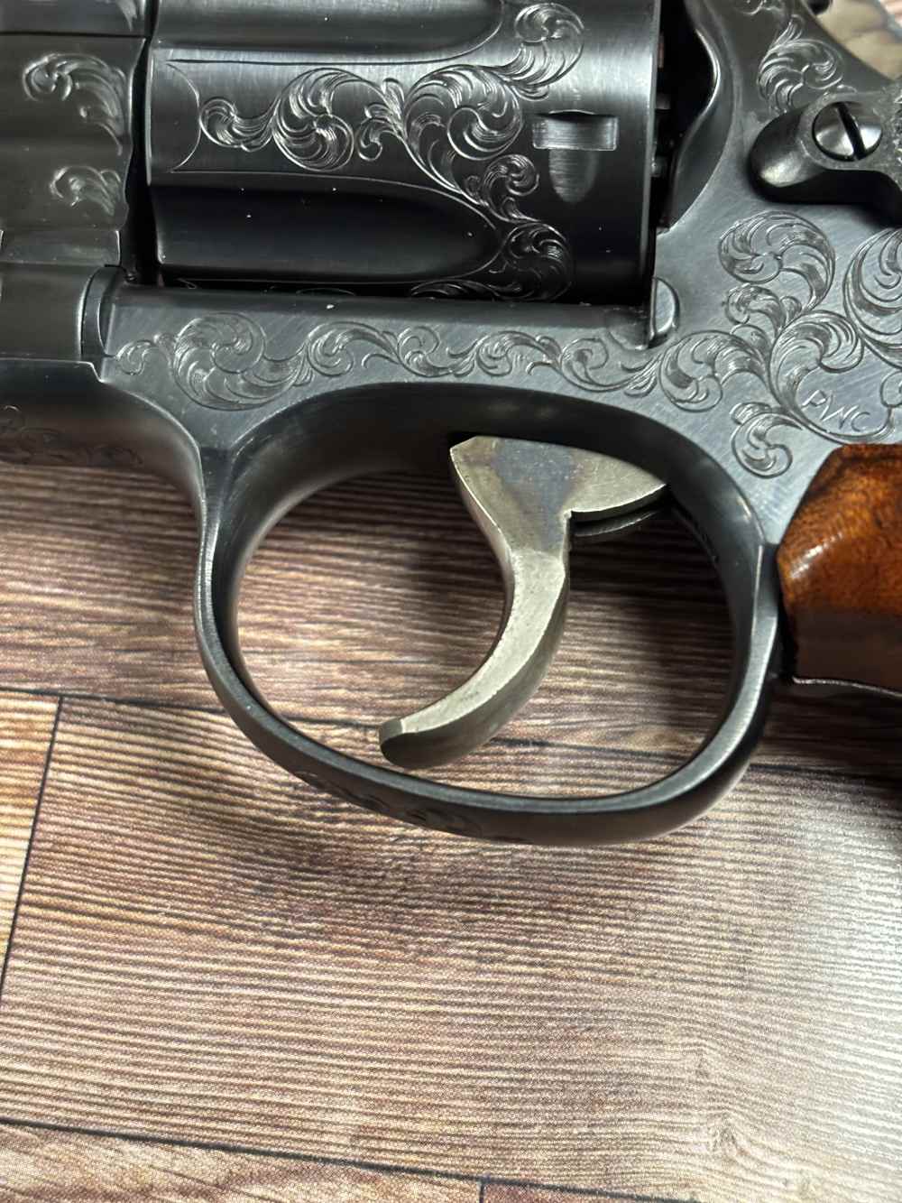 SMITH AND WESSON 19-3 ENGRAVED RARE PHILIP CRAVENER  357 REVOLVER NO RES!-img-21