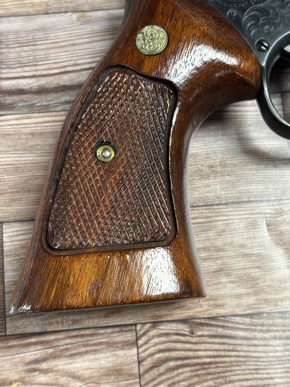 SMITH AND WESSON 19-3 ENGRAVED RARE PHILIP CRAVENER  357 REVOLVER NO RES!-img-2
