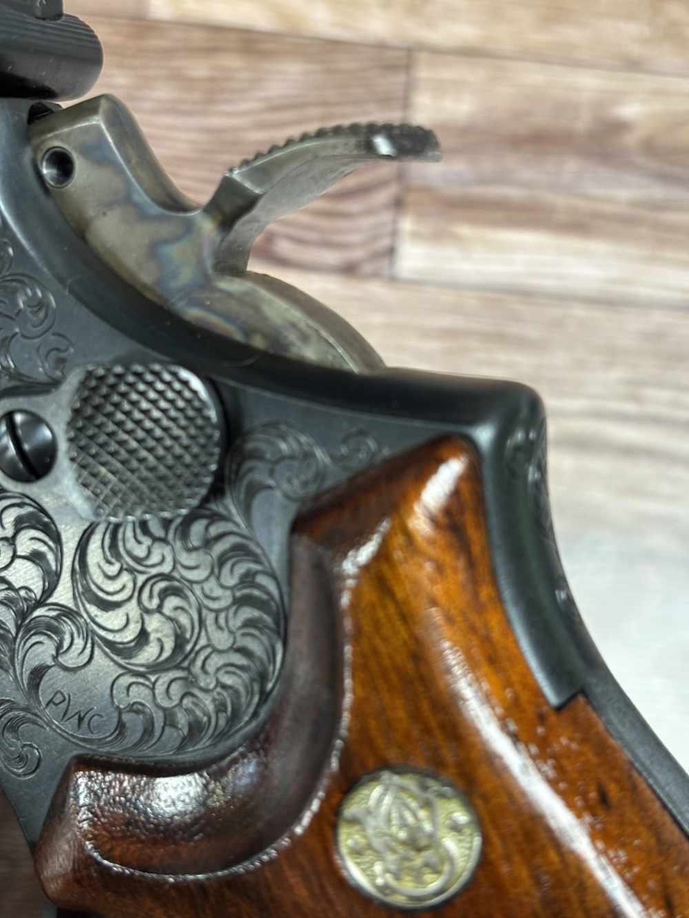 SMITH AND WESSON 19-3 ENGRAVED RARE PHILIP CRAVENER  357 REVOLVER NO RES!-img-25