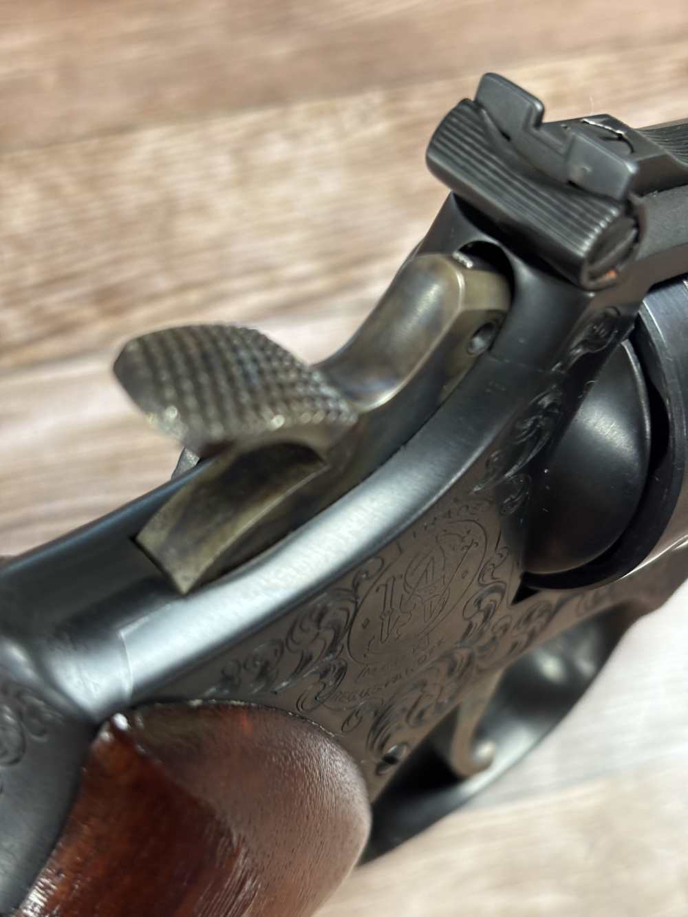 SMITH AND WESSON 19-3 ENGRAVED RARE PHILIP CRAVENER  357 REVOLVER NO RES!-img-6