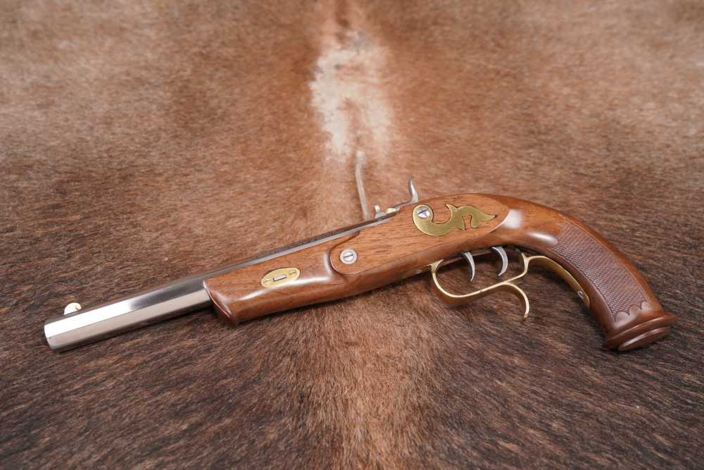 Traditions W. Parker of London 1810 .50 cal. Stainless 9" Percussion Pistol-img-1