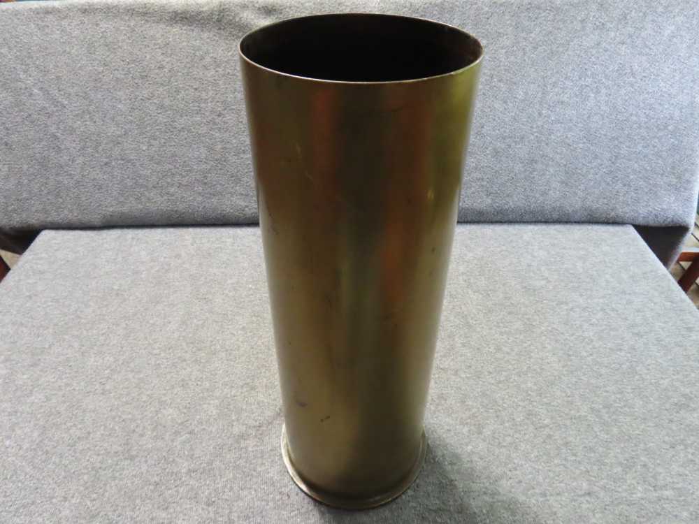 WWII US NAVY 5 INCH MKV .38 CALIBER BRASS SHELL CASE DATED 1945-img-10