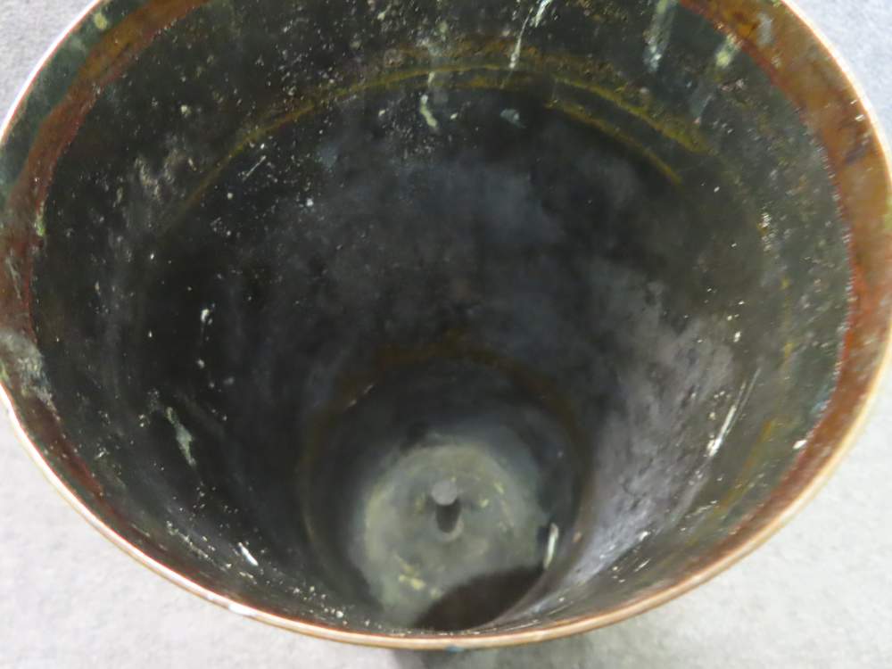 WWII US NAVY 5 INCH MKV .38 CALIBER BRASS SHELL CASE DATED 1945-img-9