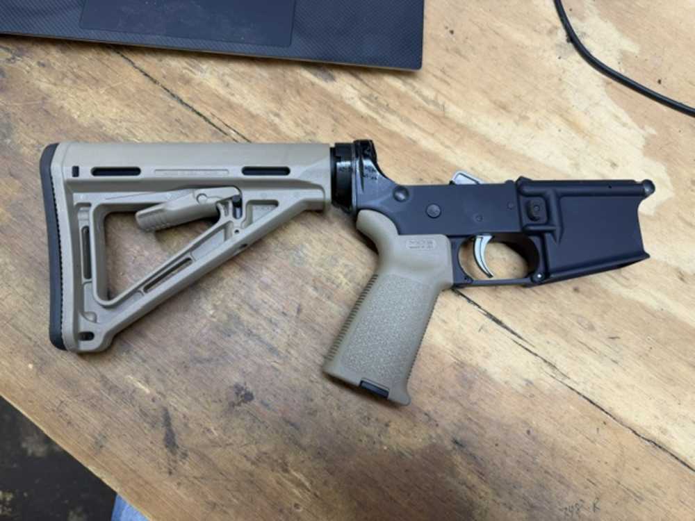 Anderson AM-15 Complete Lower Multi Cal w/ Magpul FDE Furniture-img-1