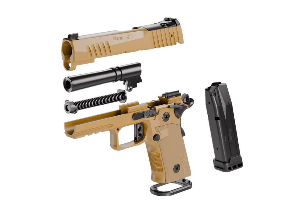 Sig Sauer P211 GT4 Coyote, (1) 17rd & (2) 21rd Mags, 211CA-9-GT4-COY-img-5