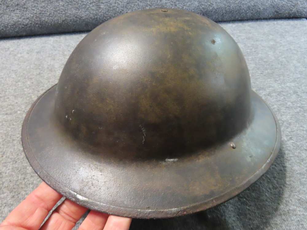 WWI AMERICAN AND GERMAN HELMETS-DOUGHBOY AND MODEL 1916-img-5