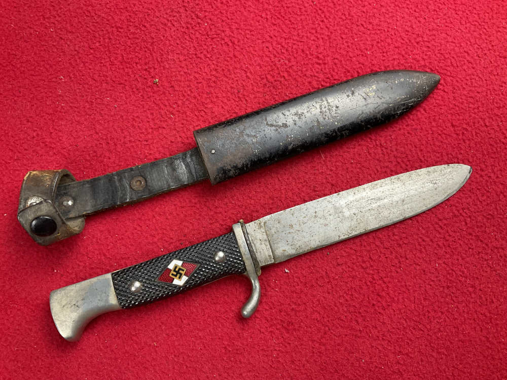 Vintage GERMAN HJ YOUTH dagger ww2 original RZM M7/72 knife -img-0