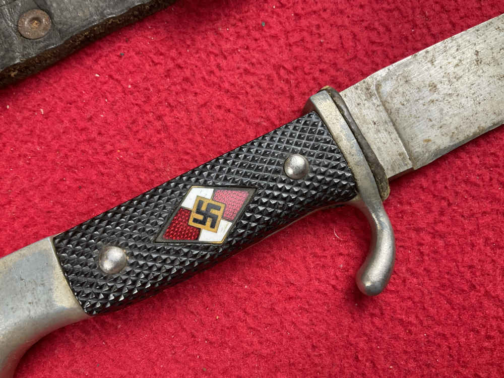 Vintage GERMAN HJ YOUTH dagger ww2 original RZM M7/72 knife -img-6