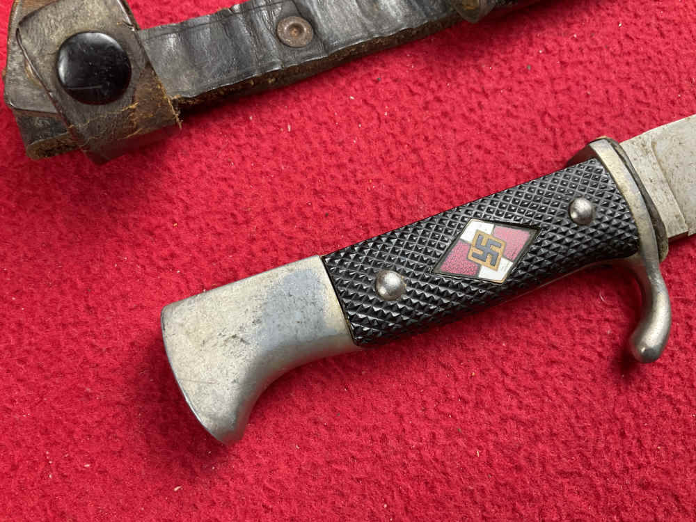 Vintage GERMAN HJ YOUTH dagger ww2 original RZM M7/72 knife -img-5