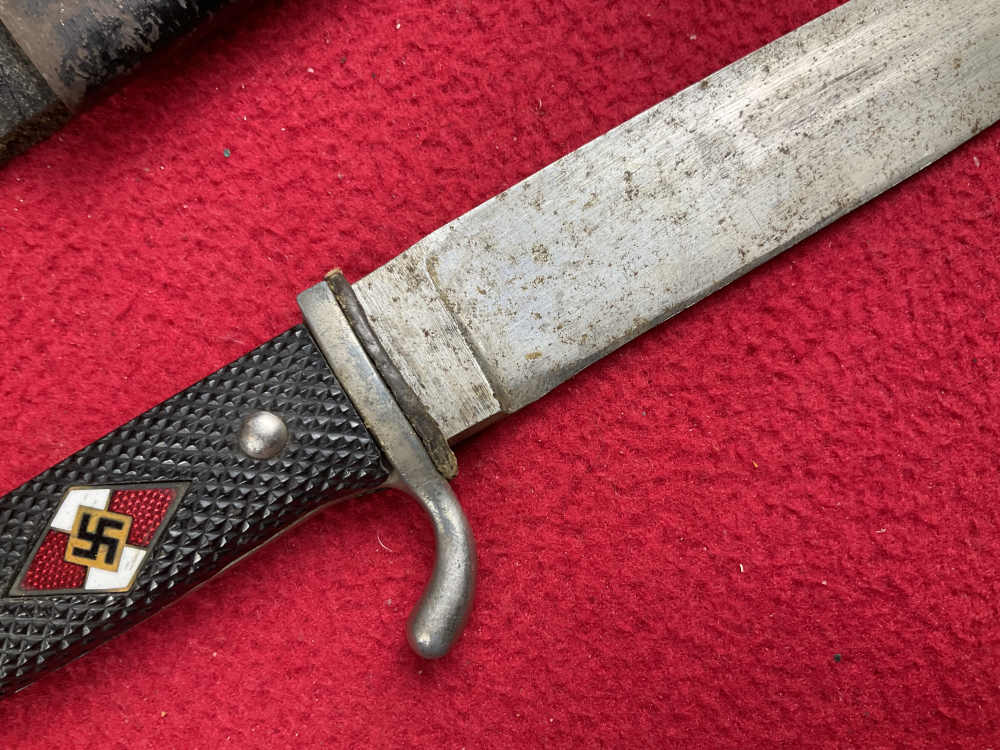 Vintage GERMAN HJ YOUTH dagger ww2 original RZM M7/72 knife -img-7
