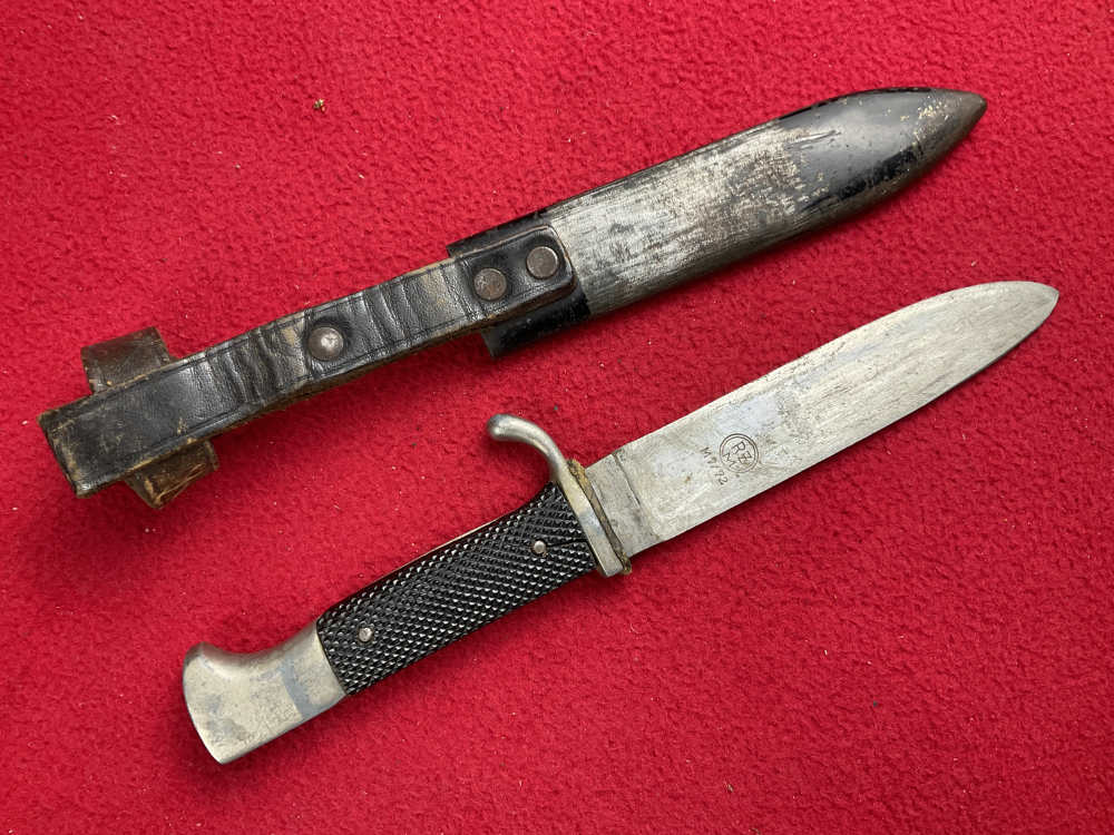 Vintage GERMAN HJ YOUTH dagger ww2 original RZM M7/72 knife -img-1