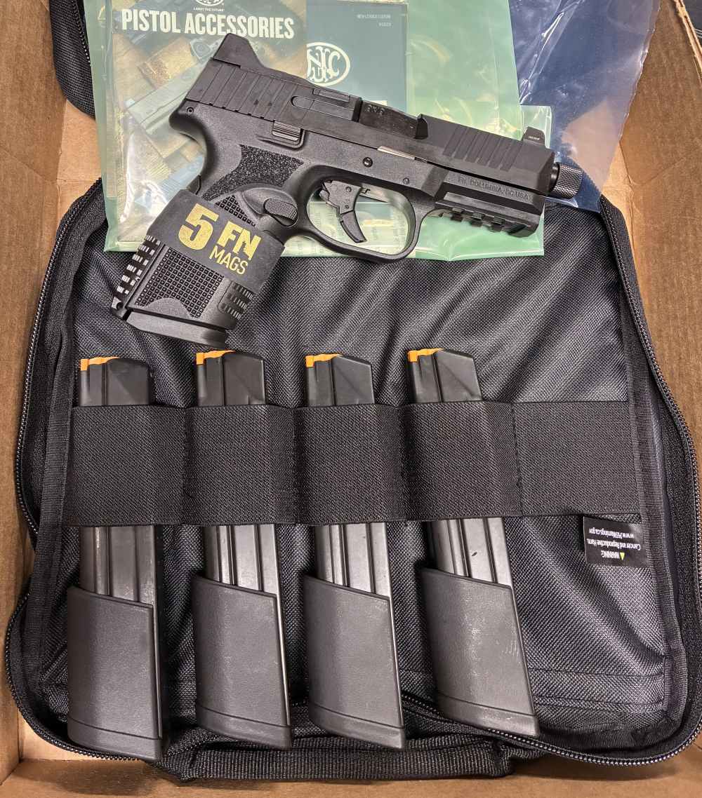 FN 509M Tactical 9mm 5 mags #66101711 4.5" threaded New(No card fees added)-img-1