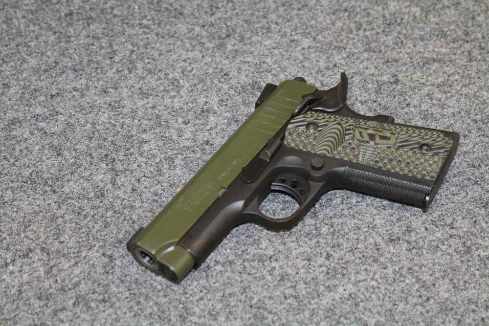 Taurus 1911 Officer .45 ACP ODG Semi Auto Pistol W/ Case & 2 Mags (USED)-img-5