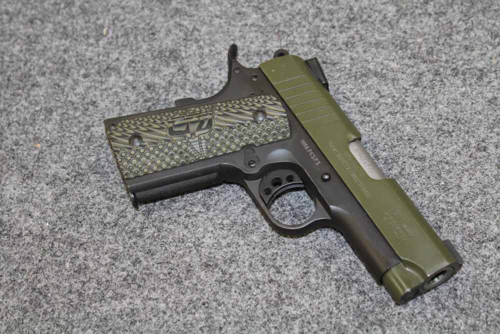 Taurus 1911 Officer .45 ACP ODG Semi Auto Pistol W/ Case & 2 Mags (USED)-img-4