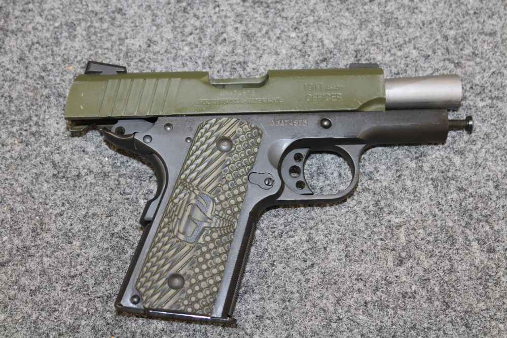 Taurus 1911 Officer .45 ACP ODG Semi Auto Pistol W/ Case & 2 Mags (USED)-img-6