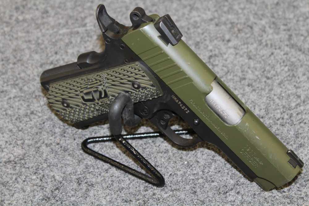 Taurus 1911 Officer .45 ACP ODG Semi Auto Pistol W/ Case & 2 Mags (USED)-img-10