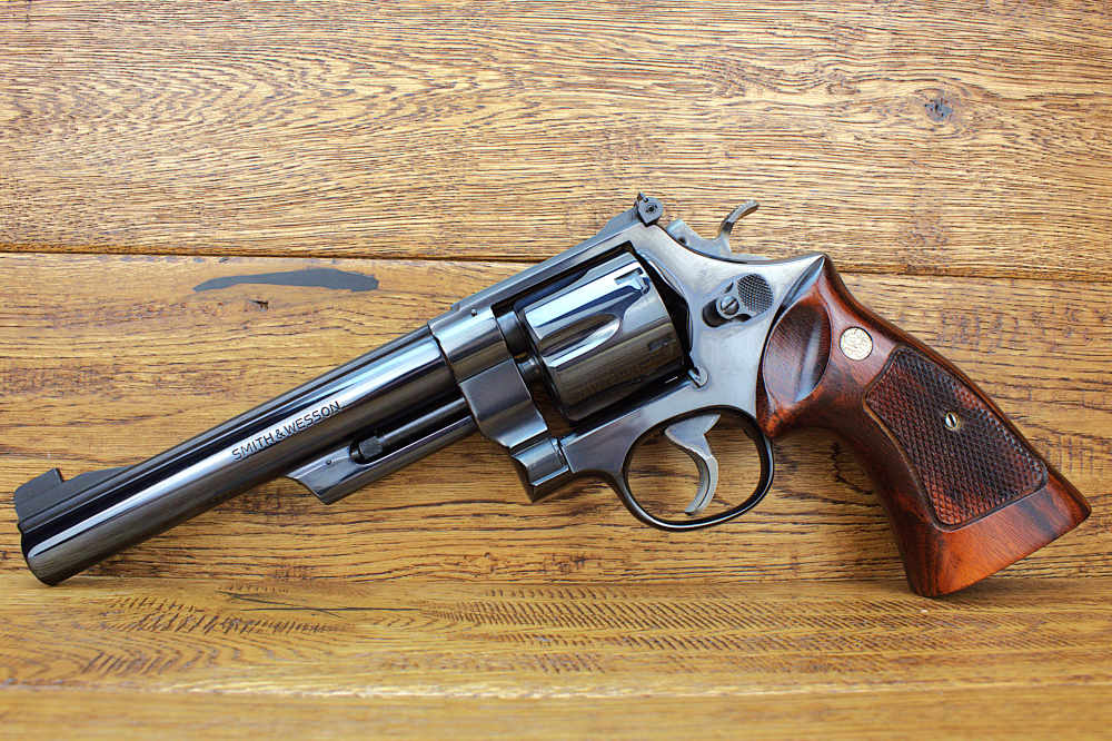 Smith & Wesson 25-2 1955 Target Model .45 ACP; Excellent with case-img-1