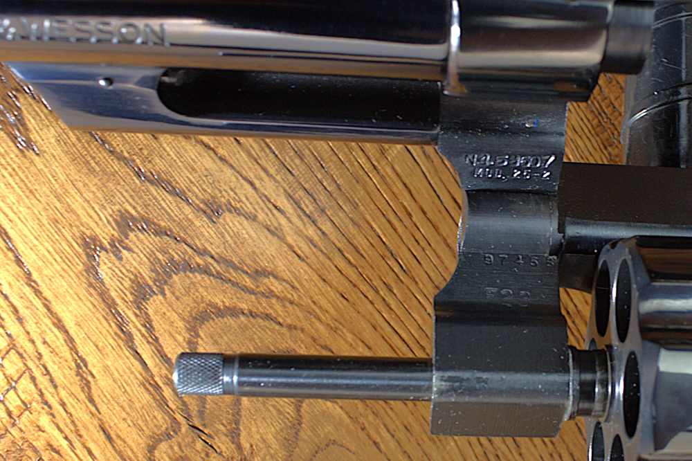 Smith & Wesson 25-2 1955 Target Model .45 ACP; Excellent with case-img-16