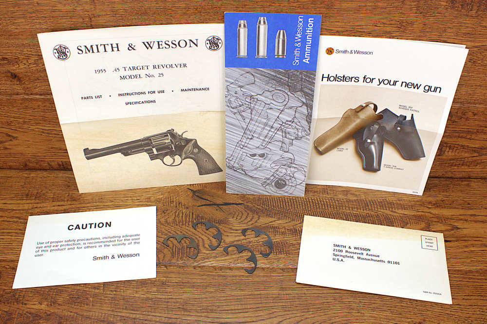 Smith & Wesson 25-2 1955 Target Model .45 ACP; Excellent with case-img-23