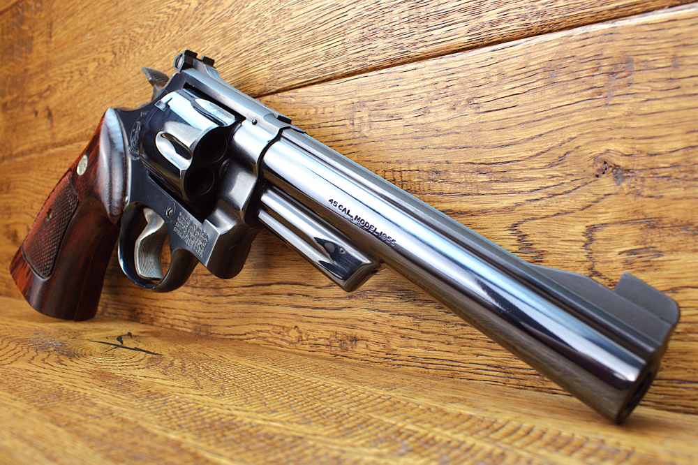 Smith & Wesson 25-2 1955 Target Model .45 ACP; Excellent with case-img-3