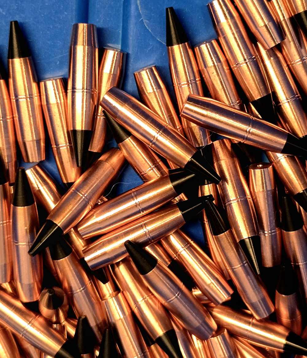 50% OFF!  .308 150 grain  tipped COPPER RAPTORs Cutting Edge Bullets 99 pcs-img-1