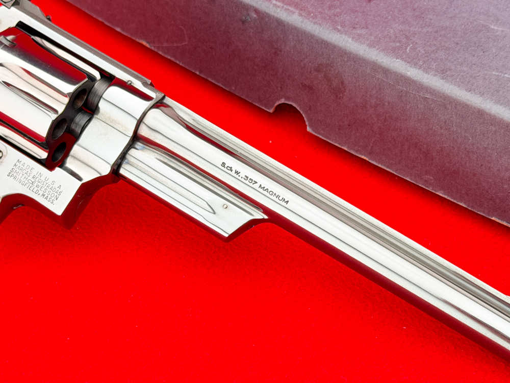 HOLY GRAIL 1956 S&W Pre-Model 27 Blue 5-Screw 8-3/8" 357 Magnum UNFIRED 99%-img-9