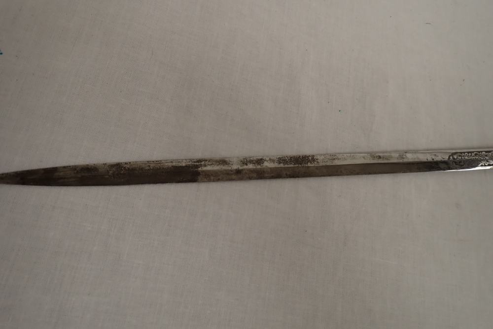 Antique K. of C. ceremonial sword, 30" blade, EA Armstrong Company Chicago-img-5