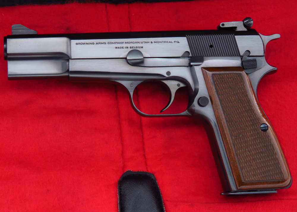 CRISP 1975 Browning Hi Power 9mm Made In Belgium W/ Factory Bag & Holster -img-7