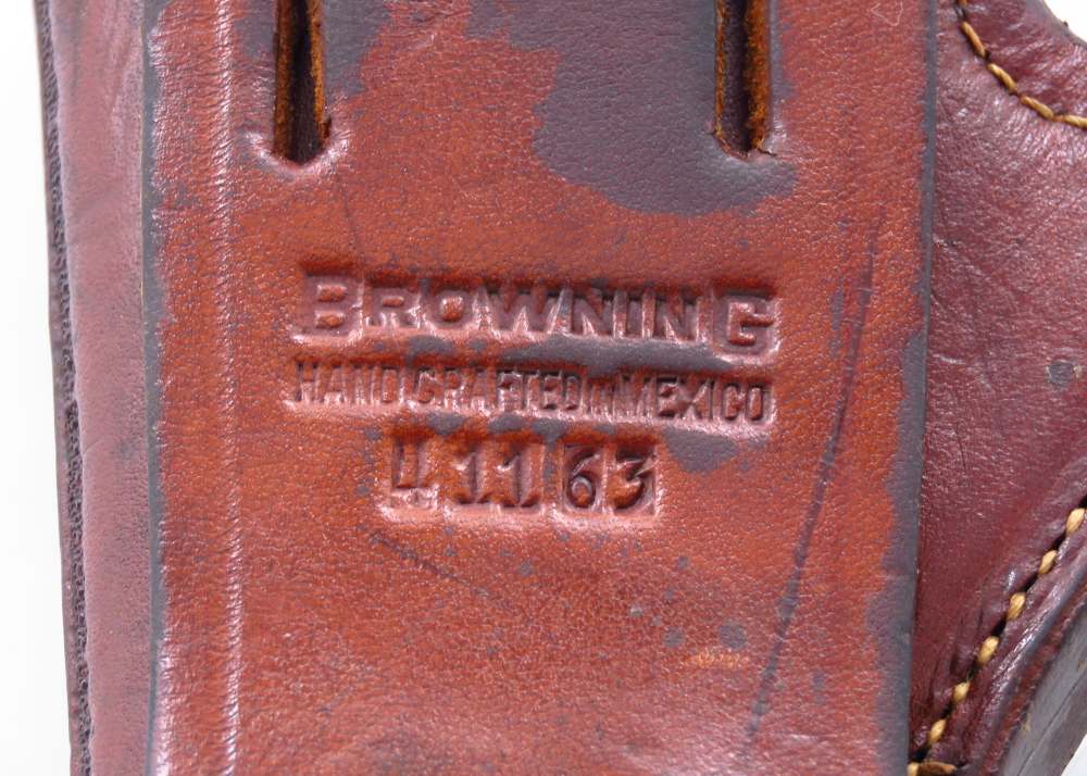 CRISP 1975 Browning Hi Power 9mm Made In Belgium W/ Factory Bag & Holster -img-48