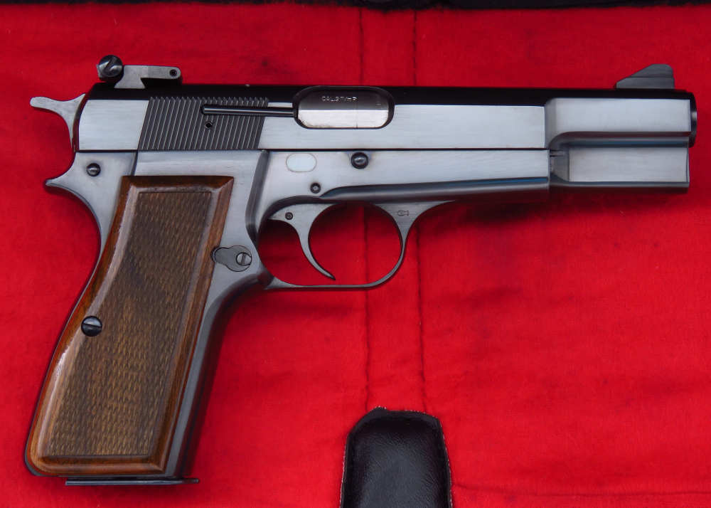 CRISP 1975 Browning Hi Power 9mm Made In Belgium W/ Factory Bag & Holster -img-6