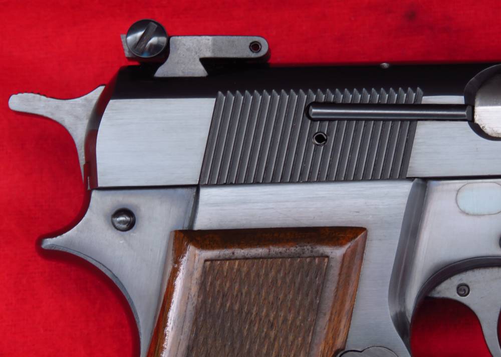 CRISP 1975 Browning Hi Power 9mm Made In Belgium W/ Factory Bag & Holster -img-16