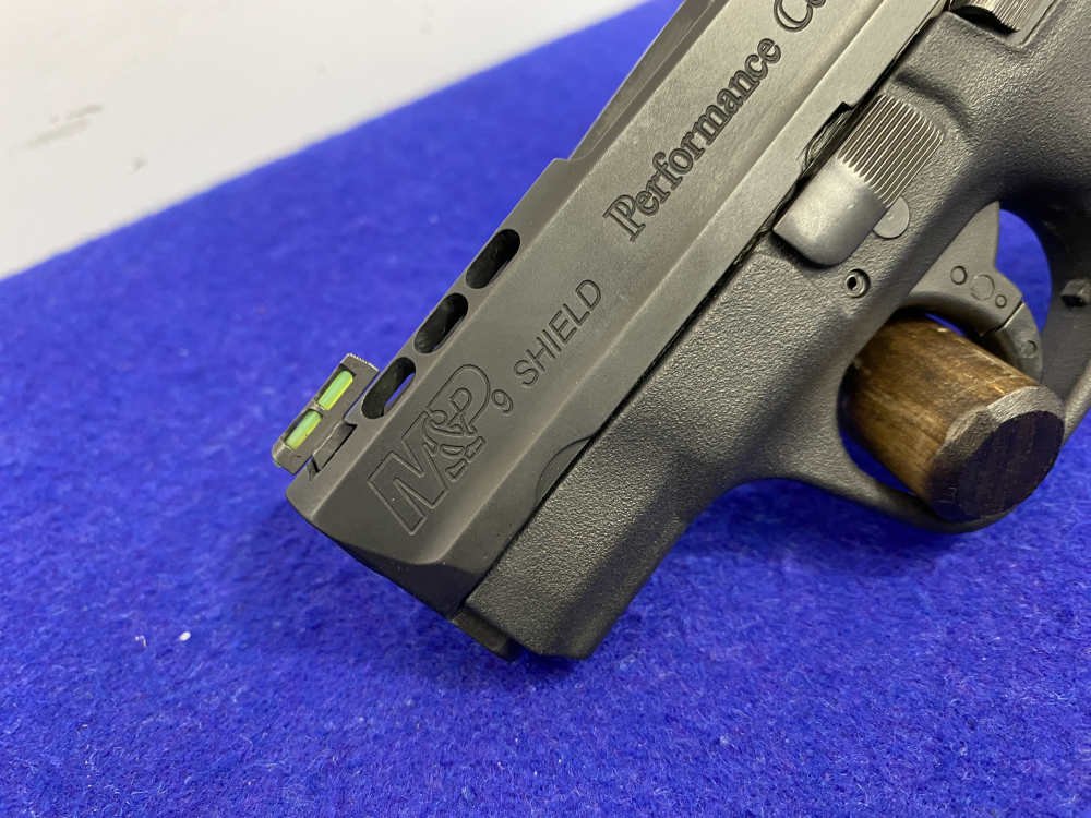 Smith Wesson M&P 9 Shield 9mm 3.1" Blk *PORTED PERFORMANCE CENTER EXAMPLE*-img-12