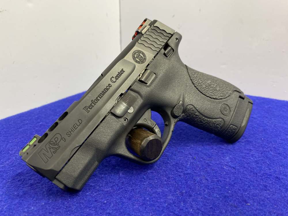 Smith Wesson M&P 9 Shield 9mm 3.1" Blk *PORTED PERFORMANCE CENTER EXAMPLE*-img-7