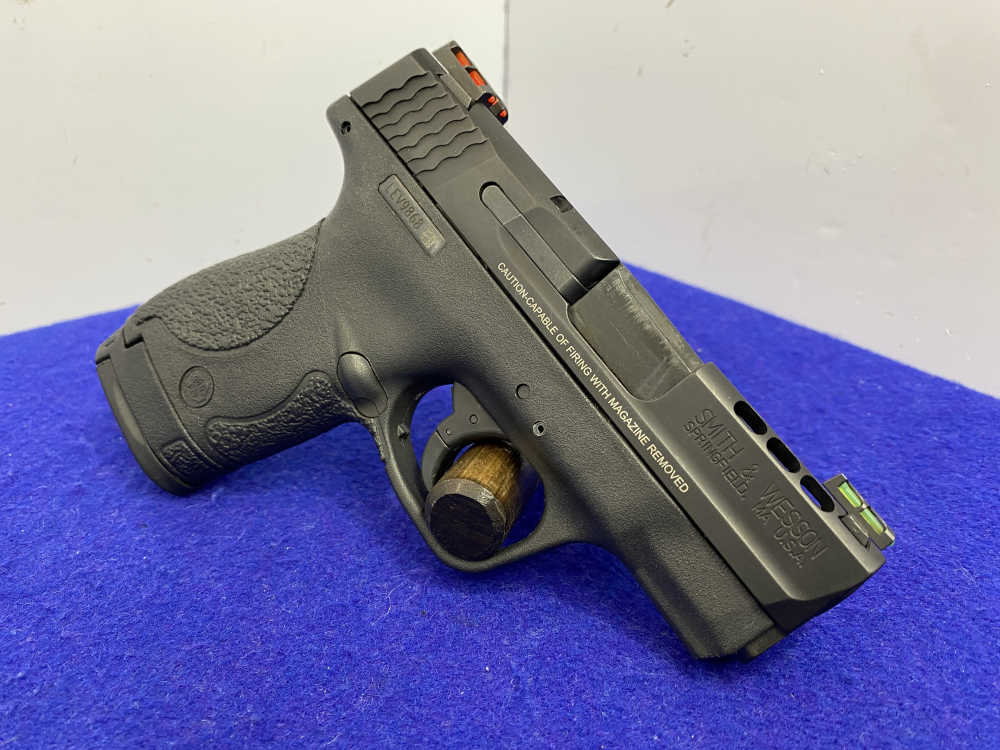 Smith Wesson M&P 9 Shield 9mm 3.1" Blk *PORTED PERFORMANCE CENTER EXAMPLE*-img-14