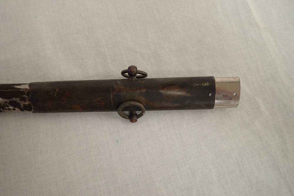 antique K of C  scabbard for a ceremonial sword, approx 29" long-img-2