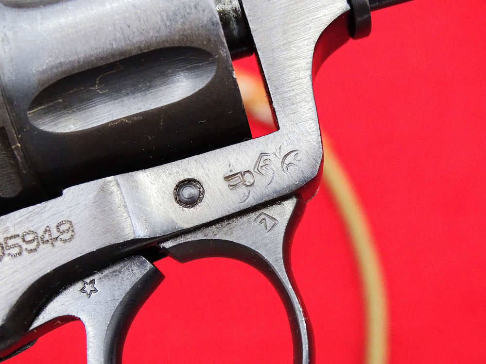 WWII Russian Soviet 1895 Nagant Revolver & Holster Matching Izhevsk 1945-img-11