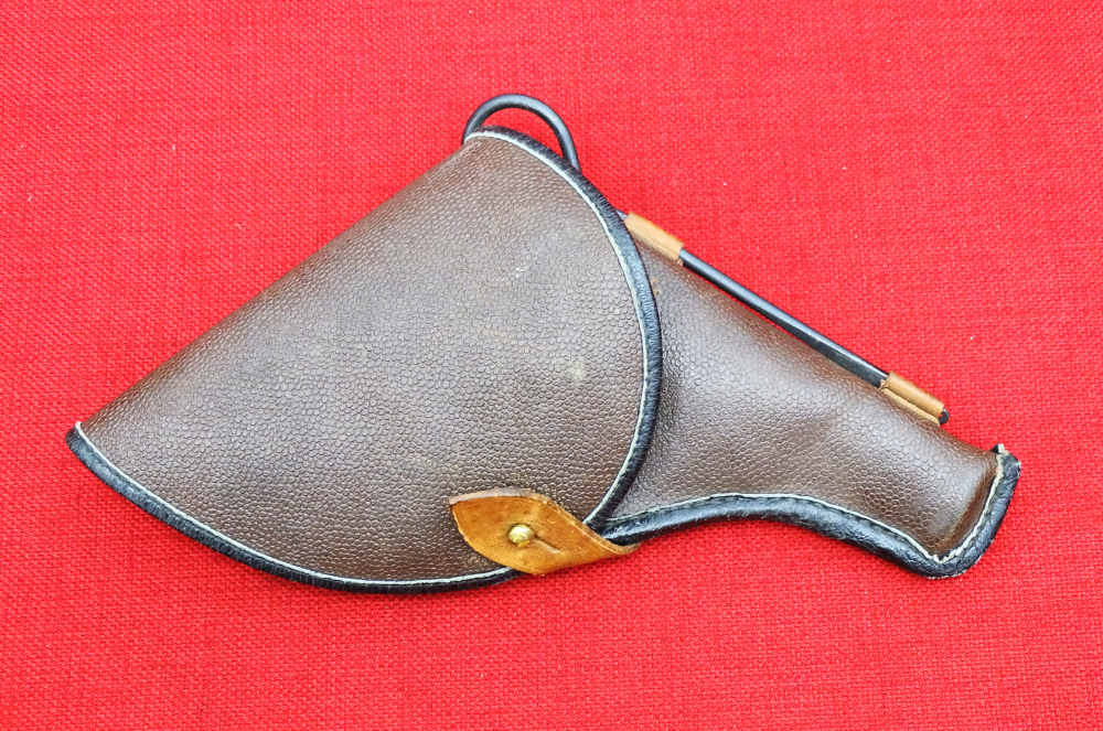 WWII Russian Soviet 1895 Nagant Revolver & Holster Matching Izhevsk 1945-img-14