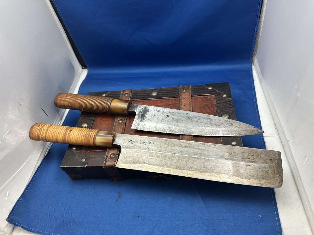 Pre  WWII Japanese Hand forged and water quenched blade, Signed blade! -img-0
