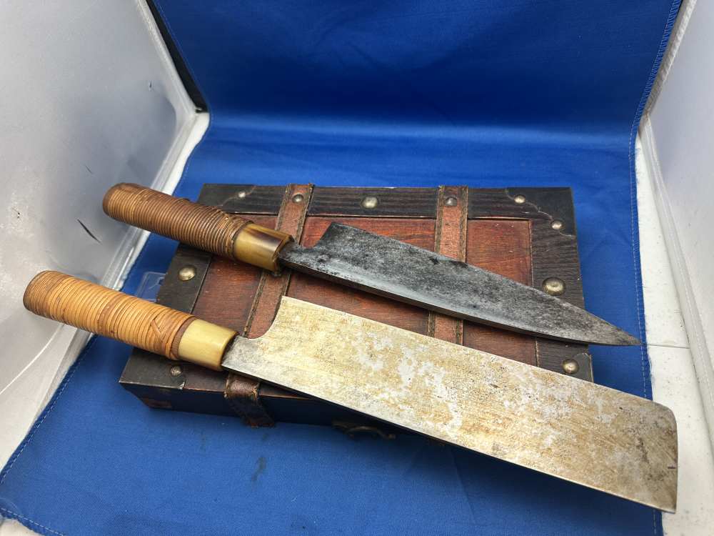 Pre  WWII Japanese Hand forged and water quenched blade, Signed blade! -img-9