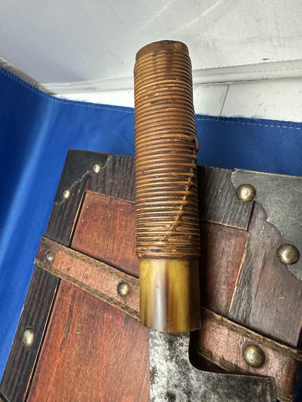 Pre  WWII Japanese Hand forged and water quenched blade, Signed blade! -img-4