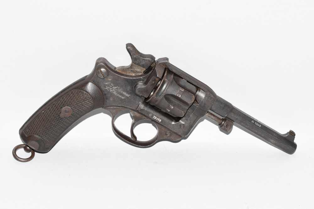Antique French St Etienne Mle 1892 DA Revolver 8x27mmR 1898 READ-img-0