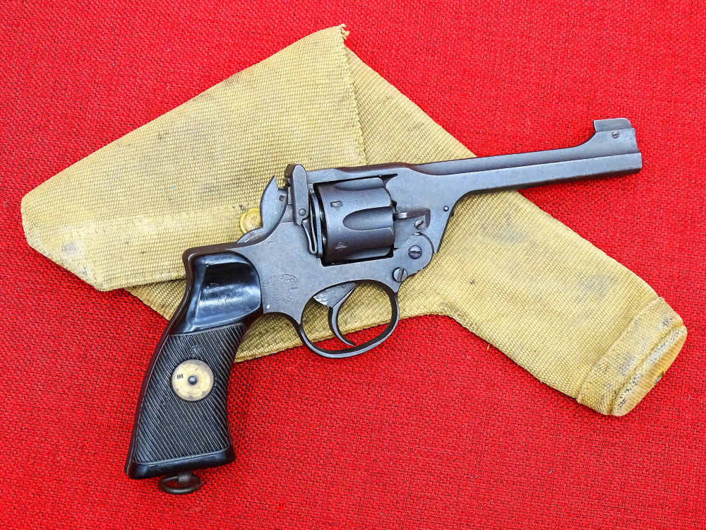 WWII British Albion Enfield No2 38 Revolver Matching 1943 NON Import-img-0
