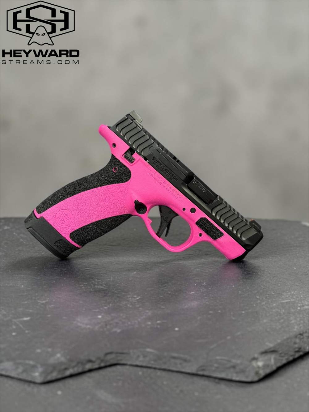 Bodyguard 2.0 Custom Pink Cerakoted & Stippled -img-1