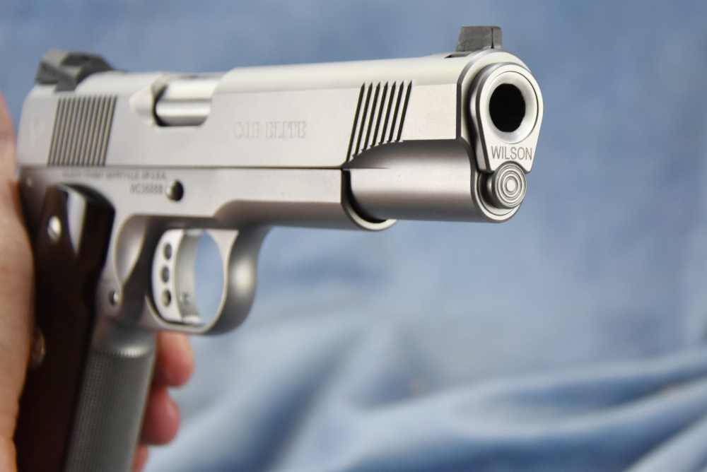 Wilson Combat CQB Elite 5" 10mm Stainless Hand Fitted 1911 Bag Wood grips-img-20