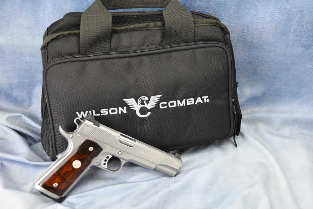 Wilson Combat CQB Elite 5" 10mm Stainless Hand Fitted 1911 Bag Wood grips-img-21
