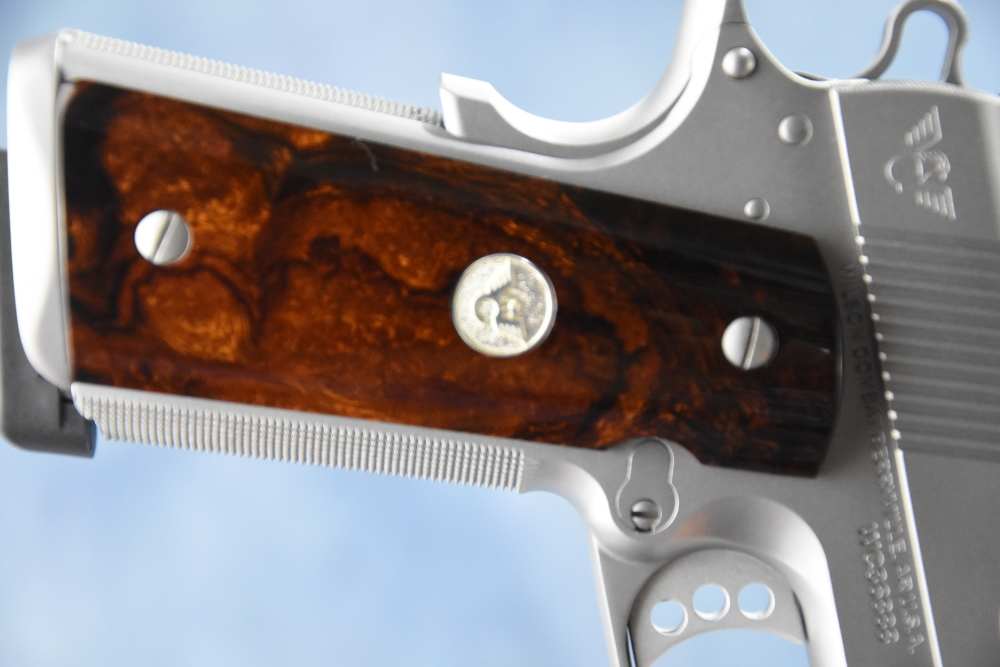 Wilson Combat CQB Elite 5" 10mm Stainless Hand Fitted 1911 Bag Wood grips-img-36
