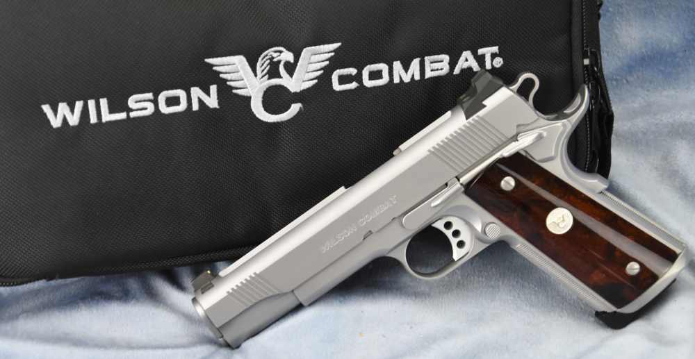 Wilson Combat CQB Elite 5" 10mm Stainless Hand Fitted 1911 Bag Wood grips-img-7