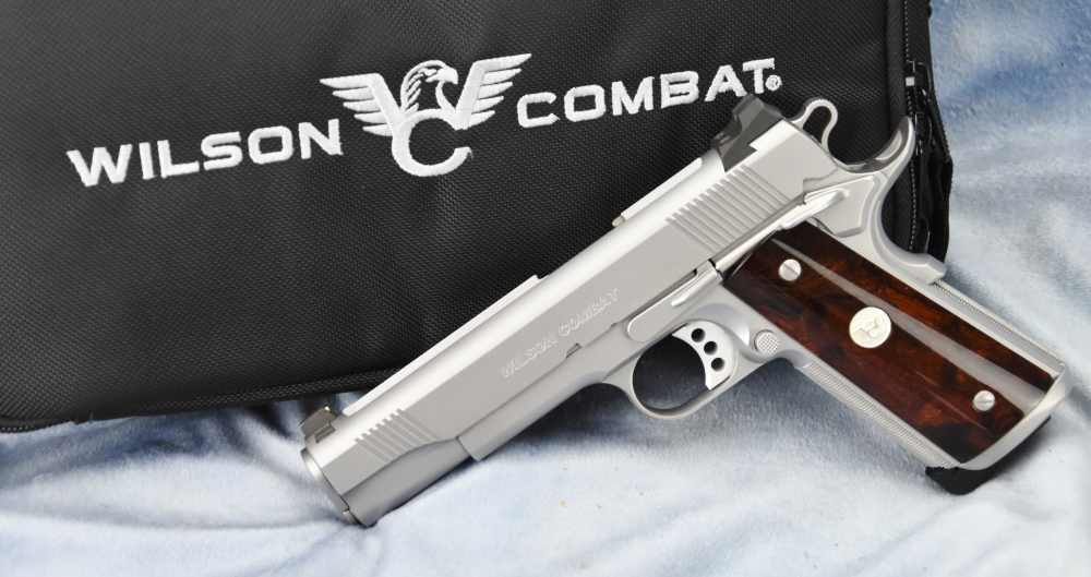 Wilson Combat CQB Elite 5" 10mm Stainless Hand Fitted 1911 Bag Wood grips-img-43